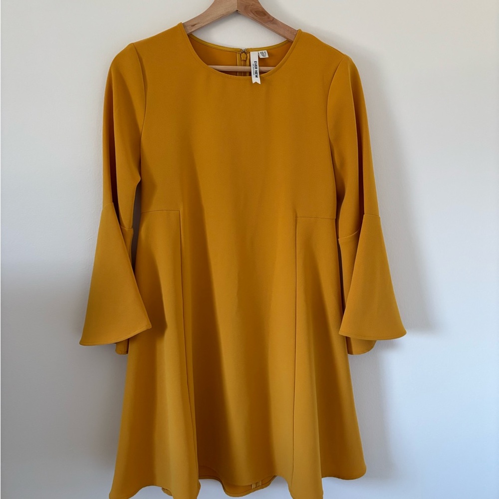 Elegant Mustard Yellow Dress